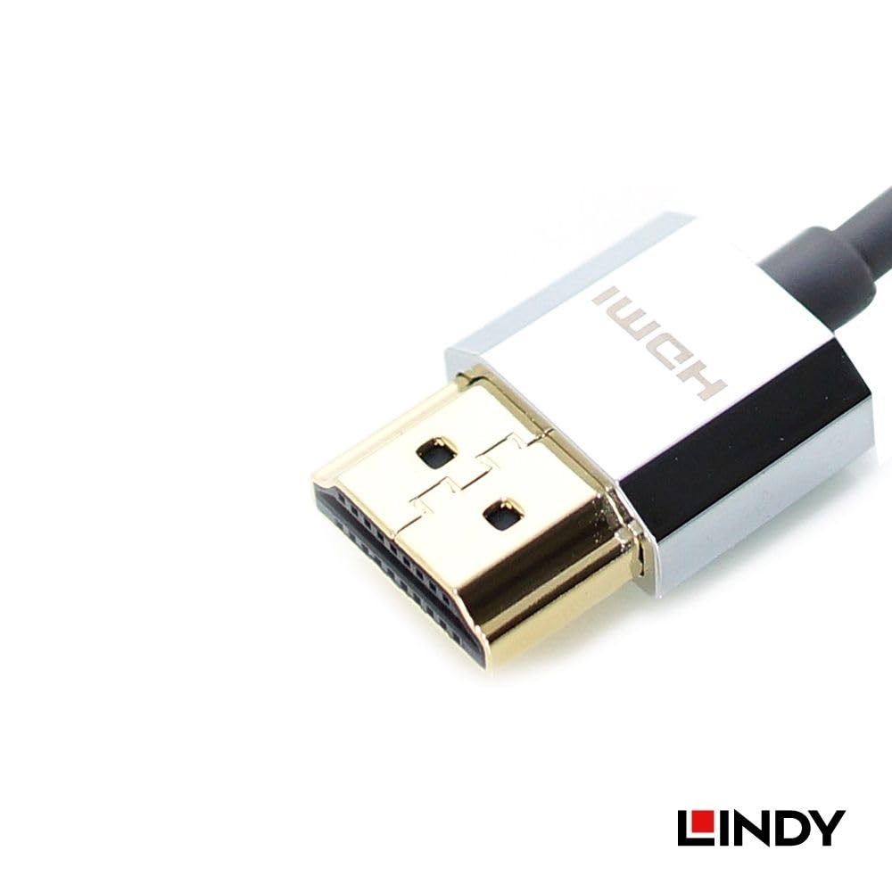 LINDY CROMO LINE HDMI To Cable 0.5m 2.0 Type-A Type-D Ultra-Thin (Part Number 41680)