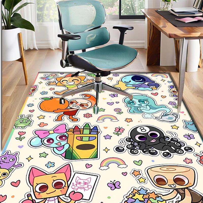Dandy's World Pattern Rug, Indoor/Outdoor Mat, for Picnic, Gameroom, Bedroom, Office, Living Room, Home Decor Carpet, Birthday Gift