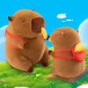 Cloth Doll Capibara Anime Fluffty Toy Simulation Capybara Plush Doll  Birthday Gift