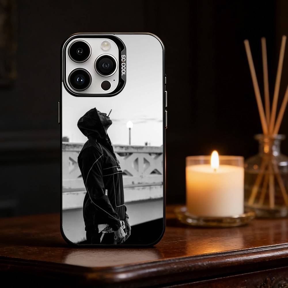Booba singer b2o 92i Phone Case For iPhone 17,16,15,14,13,12,11,Pro Max,Plus Candy Silver Cover