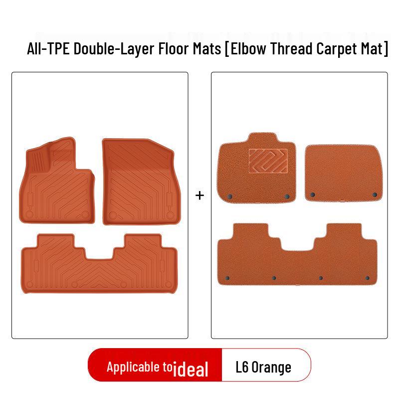 Compatible TPE Car Floor Mats for Ideal L6pro Max, i8, i6, L7, L8, L9