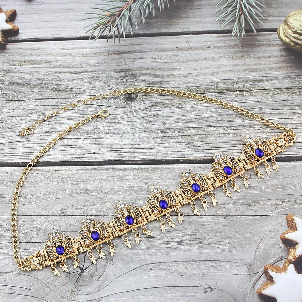 Lant Frunte Bentita Coroana Mireasa Lant Par Femei Nunta Bijuterii Piese Par