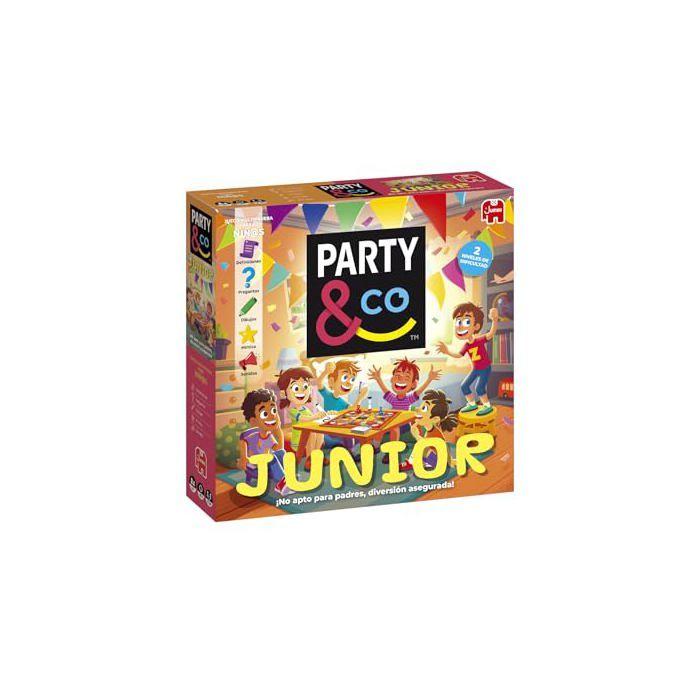 Pedagogiskt brädspel - PARTY & CO - Fest & Co Junior - Flerfärgad - 8+ - 560 uppgifter - 30 minuters spel - 1 spelare