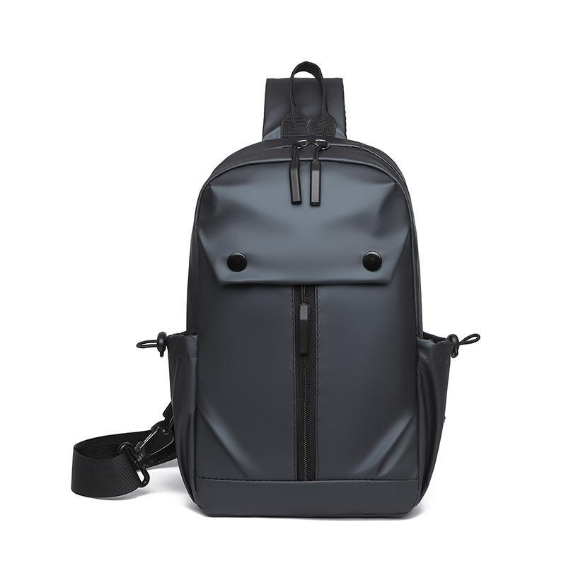

Chest Bag Water-Repellent Crossbody Bag Business Men s Shoulder Bag серый