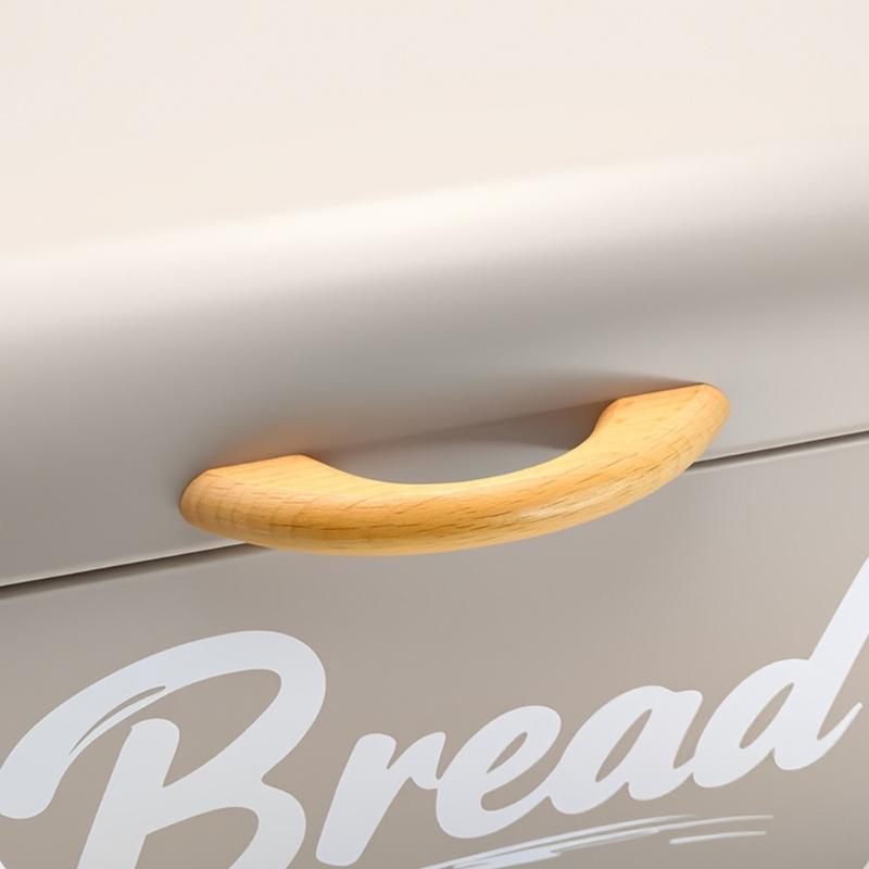 Metall-Brotkasten mit aufklappbarem Deckel für Küchenaufbewahrung und Organisation Praktischer Brotaufbewahrungsbehälter