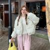 Autumn Winter Thicken Warm Parka Women Casual Sweety Solid Color Big Pocket Loose Jackets Outwear