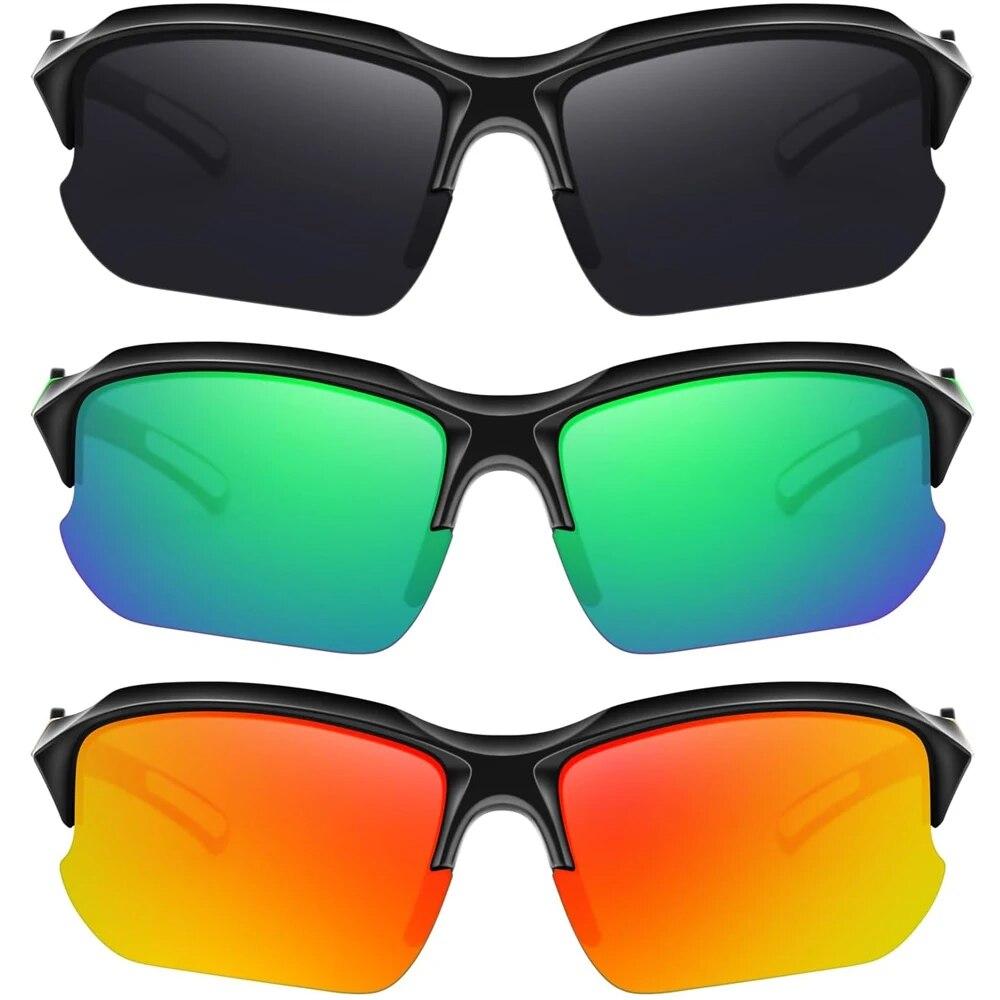 Sportliche Polarisierte Sonnenbrille für Herren Radfahren Laufen Angeln UV400 Sonnenbrillen Outdoor-Schutzbrillen