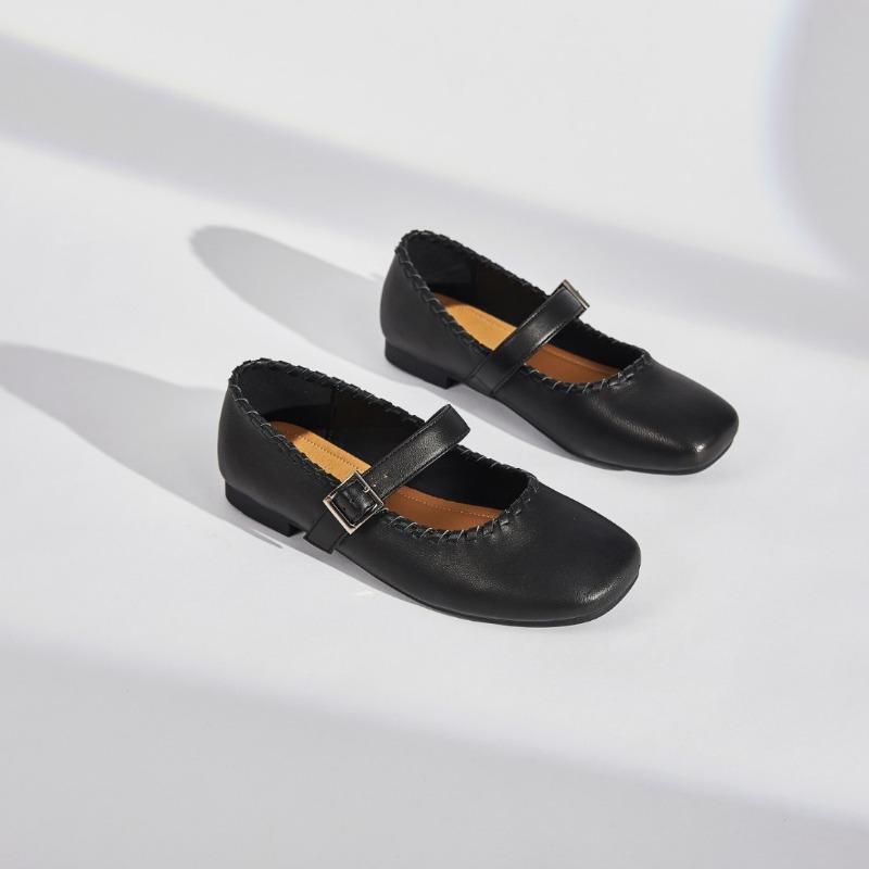 Gentle shoes flat single shoes women's new summer Mary Jane shoes fairy with skirt soft-soled shoes