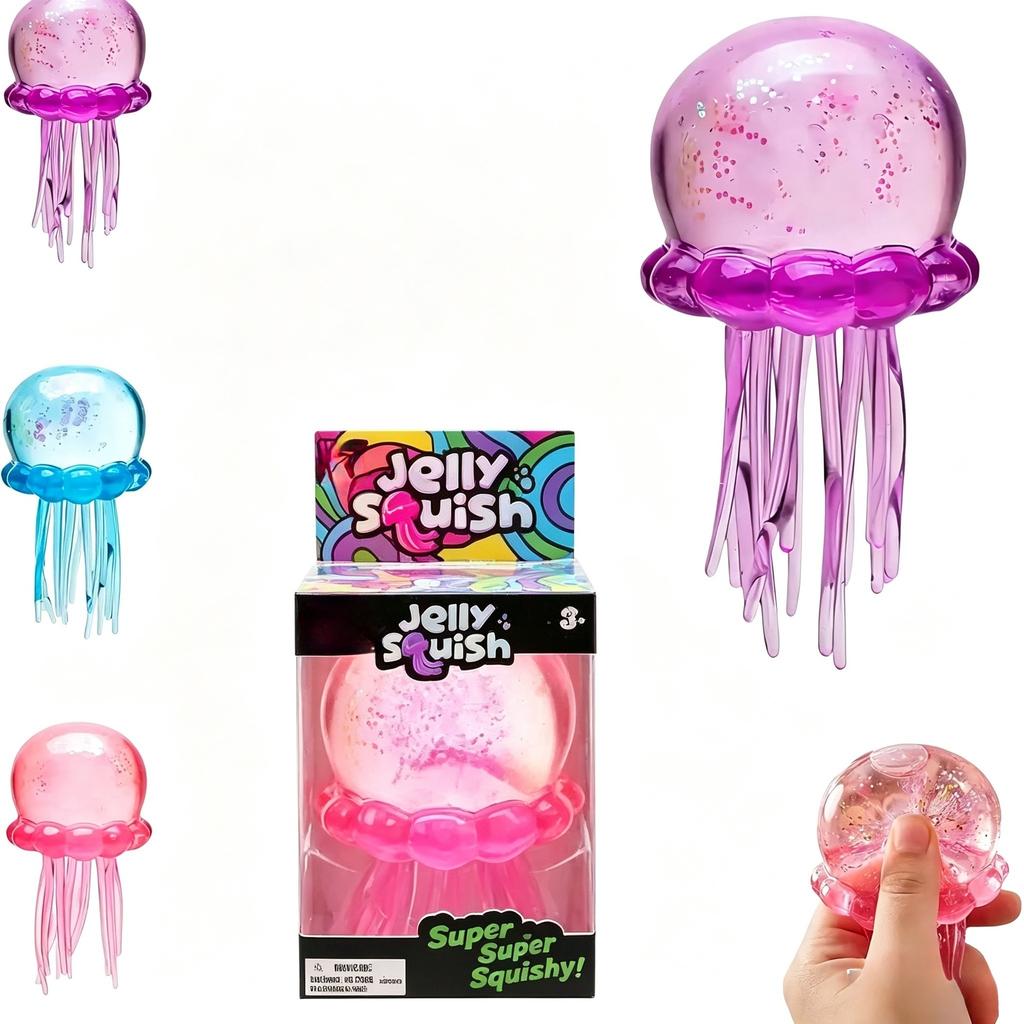 Needoh Medusa Squishy Morbido Giocattolo Antistress Carino Rilassante da Spremere Giocattolo Sensoriale Bambini Taglia Grande Anti-Ansia Concentrazione ADHD Fidget