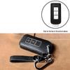 Mitsubishi Key Case: Snap Button Cowhide for GAC Outlander, Eclipse Cross, ASX, Lancer, and Pajero Sport