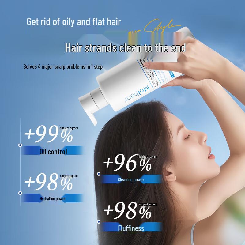 Moihanr Aminosäure Ölkontrolle Schuppen Volumen Shampoo