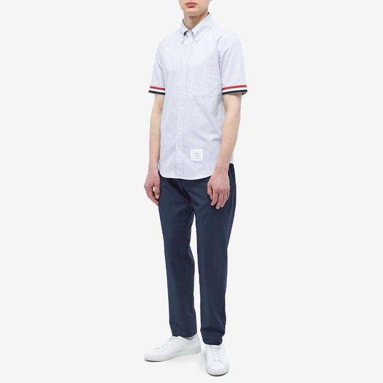 THOM BROWNE Rwb Striped Button-Up Shirt MWS252A-06272-035