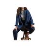 Polo Ralph Lauren Solid Color Button Down Long Sleeve Shirt Women Shirts Blue WMPOSHTNDO20734400