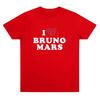 2026 I Heart Bruno Mars Maglietta Morbida Merchandising di Bruno Mars T-shirt Donna Uomo Cotone Casual a Manica Corta Top Basici per l'Uso Quotidiano