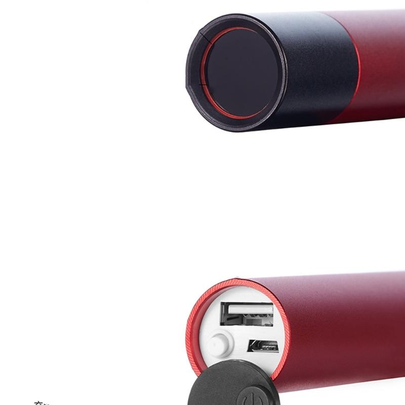 Rechargeable Strong LED Flashlight 3 Gear Adjustable Portable Lamp 365NM LED Flashlight 1200mah for Outdoor