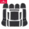 Smabee Gate Slot Pad for SUBARU LEVORG 2016-2017 Interior Door Pad/Cup Dust Mats Water Coaster Non-Slip