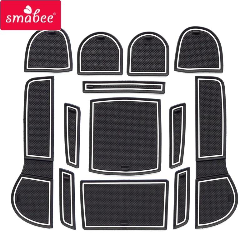 Smabee Gate Slot Pad for SUBARU LEVORG 2016-2017 Interior Door Pad/Cup Dust Mats Water Coaster Non-Slip