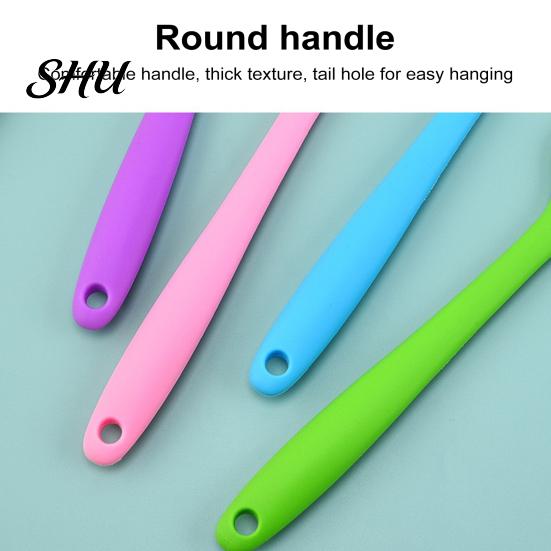 Colorful Silicone Spatulas Scraper for Baking Cooking Scraping Mixing Heat Resistant Kitchen Spatula Non Stick BPA-Free Tools Home Restaurant Utensil