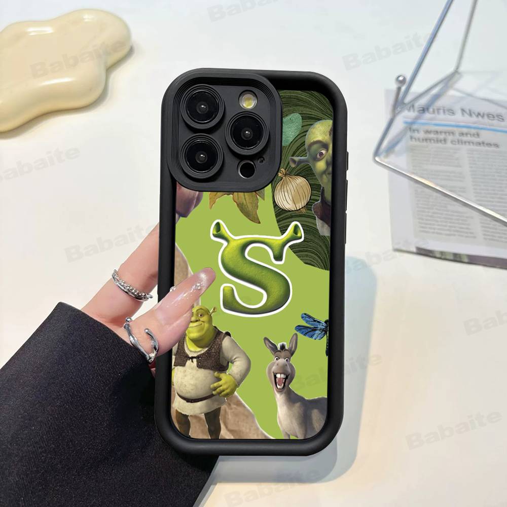 Classic Movie S-Shrek Phone Case For IPhone 11 12 13 16 15 17 14 Pro Max Soft Funda Silicone Cover