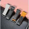 Für RICHARD MILLE RM50 RM53 Nylon-Canvas wasserdicht Herren Uhrenarmband Ringschnalle Leder Armband Schraubstil Uhrenarmband 25mm