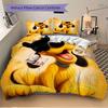 3pcs Pluto Bedding Set - Includes 1 Quilt Cover and 2 Pillowcases, Comfortable Bedding with Stylish Design for Bedroom, Machine Washable - Perfec