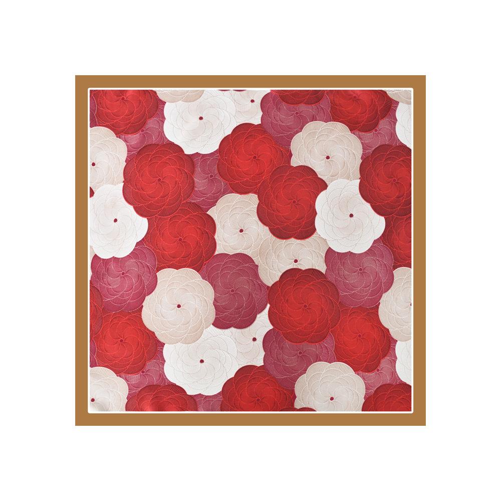 Dámská nová módní simulace atmosféry Hedvábný šátek Ochrana krku Šátek Jaro Léto Podzim Čtvercový šátek