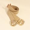 Woven Linen Women Waist Belt Fashion Waist Accessory for Skirts Dresses Bohemian Styles Waist Decoration for Festival