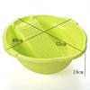 Thickened Plastic Washbasin with Washboard for Laundry and Baby Clothes