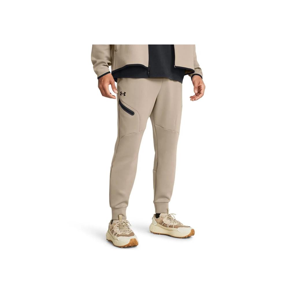 Under Armour Unstoppable Solid Color Training Joggers Men Bottoms Brown 1379808-203
