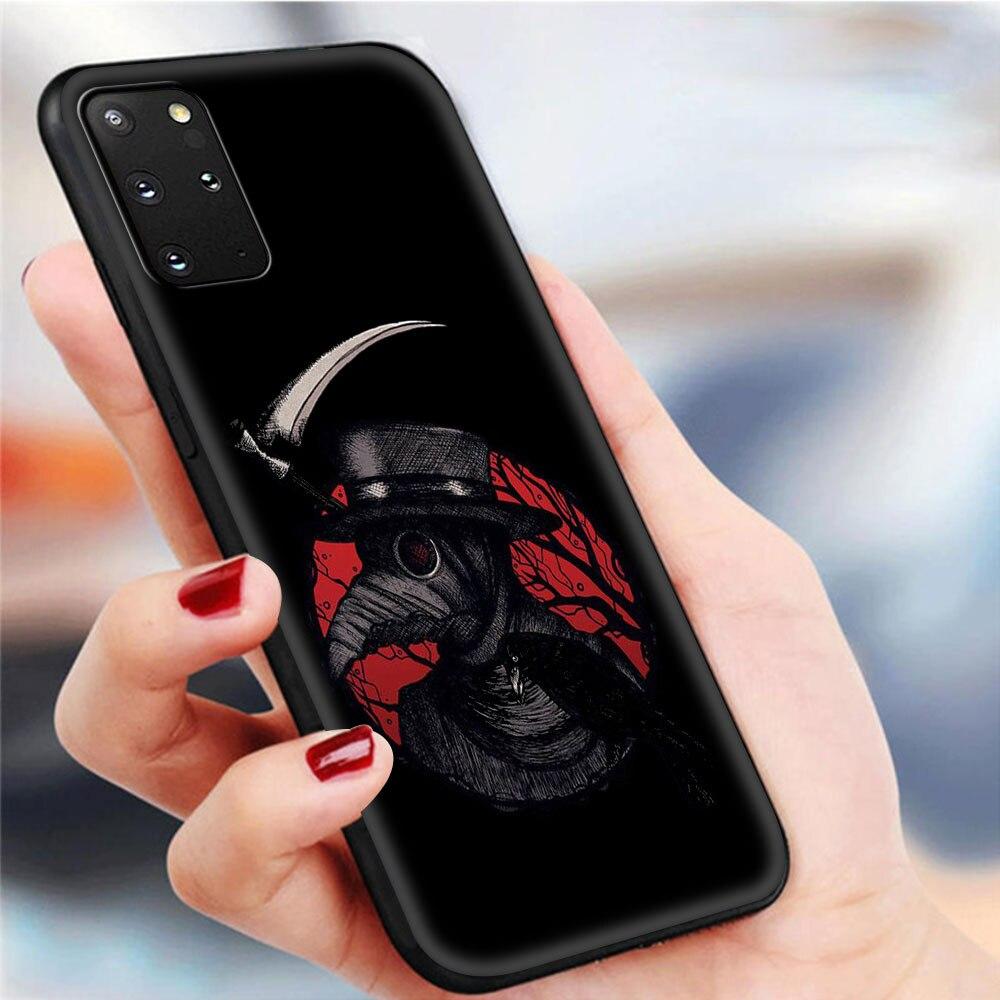 Japan Samuraj Ninja Mobilskal För Samsung Galaxy S20 FE S21 Ultra S20 S10 S9 Plus S10E S8 Mjukt silikon TPU Baksida