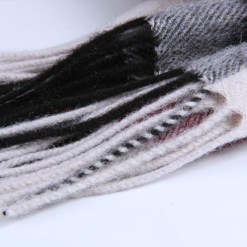 Hengyuanxiang Women's Pure Wool Warm Scarf Shawl