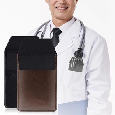 Stifttasche, zarte Textur, einfarbig, Kunstleder, Taschenschutz, Bleistift-Organizer für das Labor