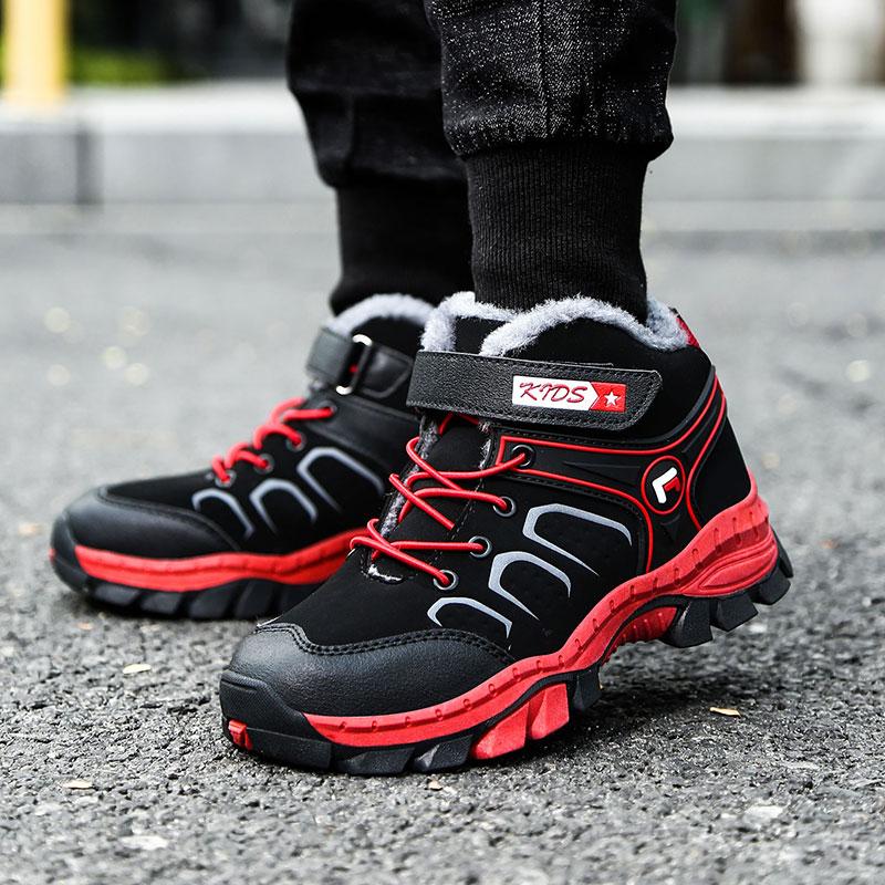 Herbst/Winter Jugend Outdoor Sport Wanderschuhe Kinder Winter Warme rutschfeste Schneestiefel