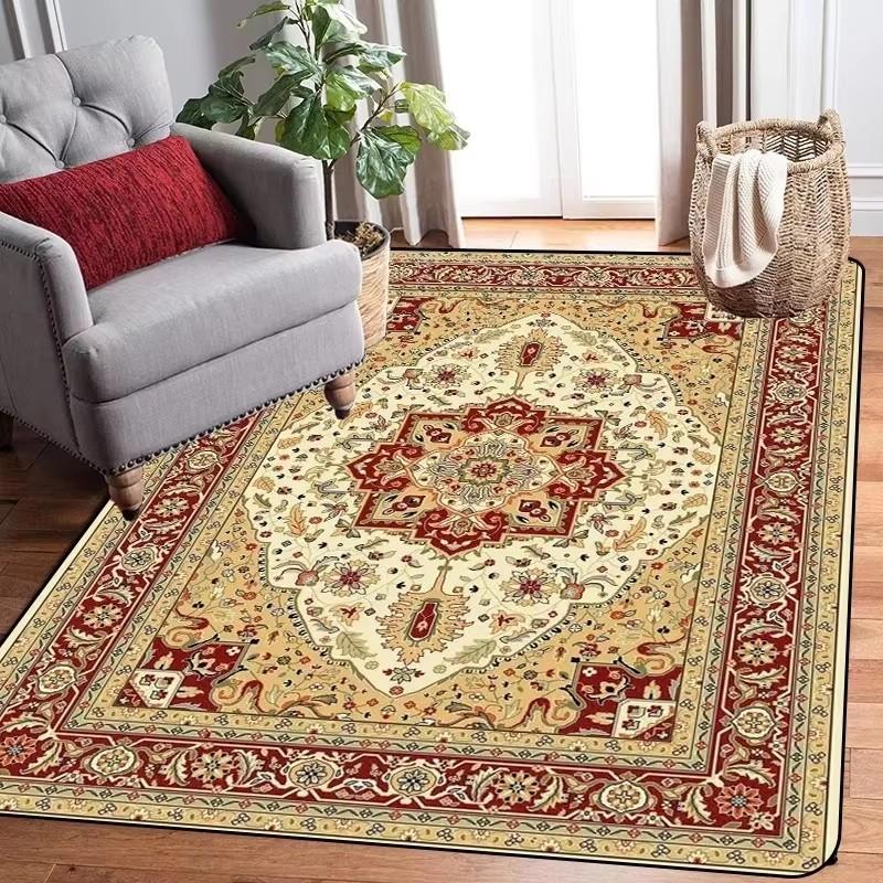 Large Size Large Carpet Raditional Oriental Vintage Area Rug Nordic Floor Mats European Door Area Old Printed Carpet Modern INS