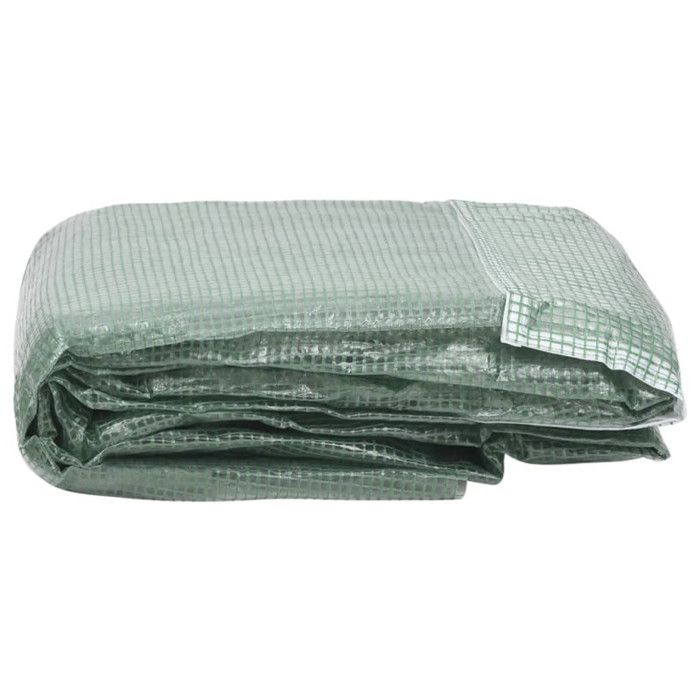 Couverture de remplacement de serre - vidaXL - 300x300x200 cm - Vert - 4 fenêtres - 1 porte