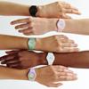 Swatch CARICIA ROSA SKIN Classic Watch, Pink, SS09P100