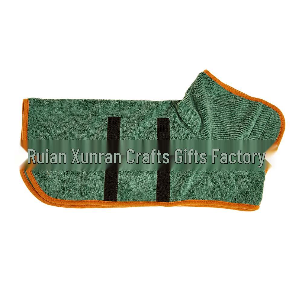 Microfiber Quick-Dry Pet Bathrobe: Super Absorbent Towel for Large & Small Dogs, Cats