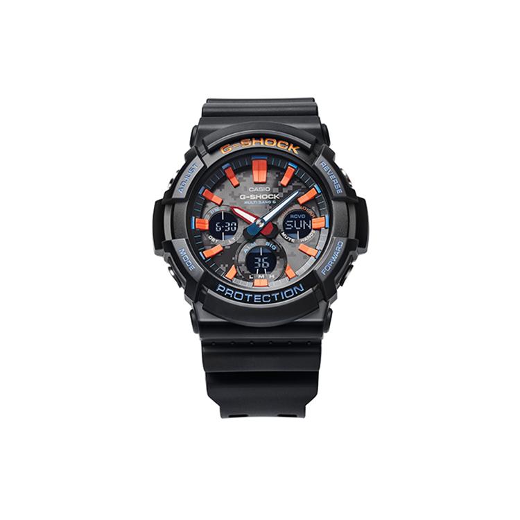 CASIO Men Black Watch GAW-100CT-1APR GAW-100CT-1APR Red Blue Black Dial