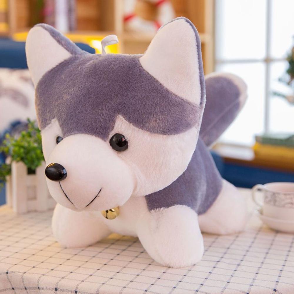 25-40cm Cute Pet Husky Plush Doll Erha Creative Doll Simulation Puppy Dog Accompany Send Children's Birthday Gifts