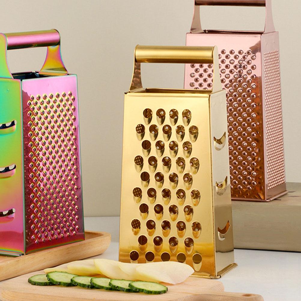 Rostfritt Stål Rivjärn Funktionell Grönsakshackare Skalare Skivare Köksartiklar Rivjärn För Multifunktionell Tärningsmaskin