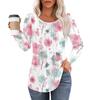Long Sleeve Shirts For Women Tops Dressy Casual Blouses Pleated Scooped Neck Tunic Tops