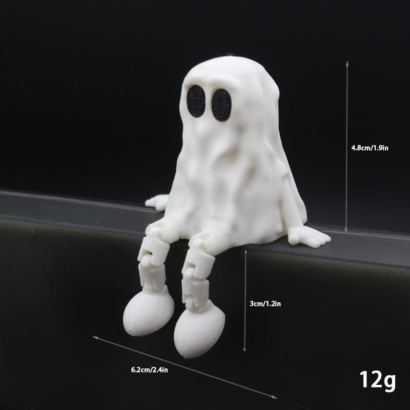Halloween Home Decoration Choir Ghost Toy Pumpkin Man Faceless Cloak Male Mini Scene Model Ornament
