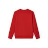Fila Logo Embroidered Knitted Sports Crew Neck Sweatshirt Men Sweatshirt Legendary-Red F11M211202FRD