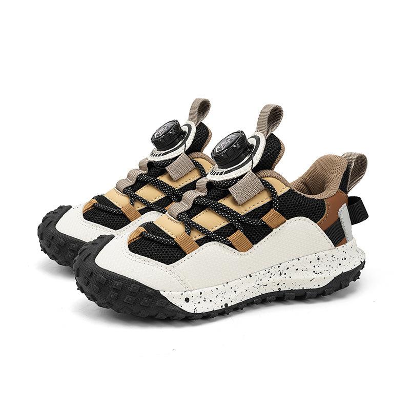 Boys 2025 shoes classmates new mesh breathable children outdoor middle and older children non-slip sports shoes running shoes