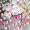 3D Effect Back Glue Nail Pearl Sticker Mini Beauty DIY Nail Art Decoration Manicure Accessory for Makeup