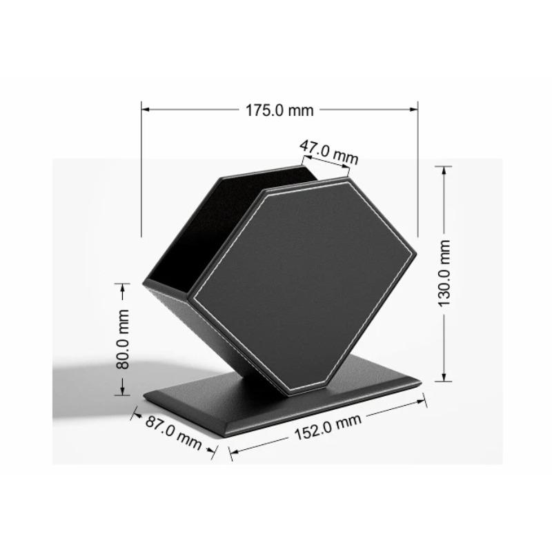 Creative Diamond Shape Leather Restaurant Square Tissue Box Napkin Paper Box Square Towel Hotel Hotel