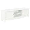 Day and Night - Day and Night White Wooden TV Cabinet 120x30x40 Cm