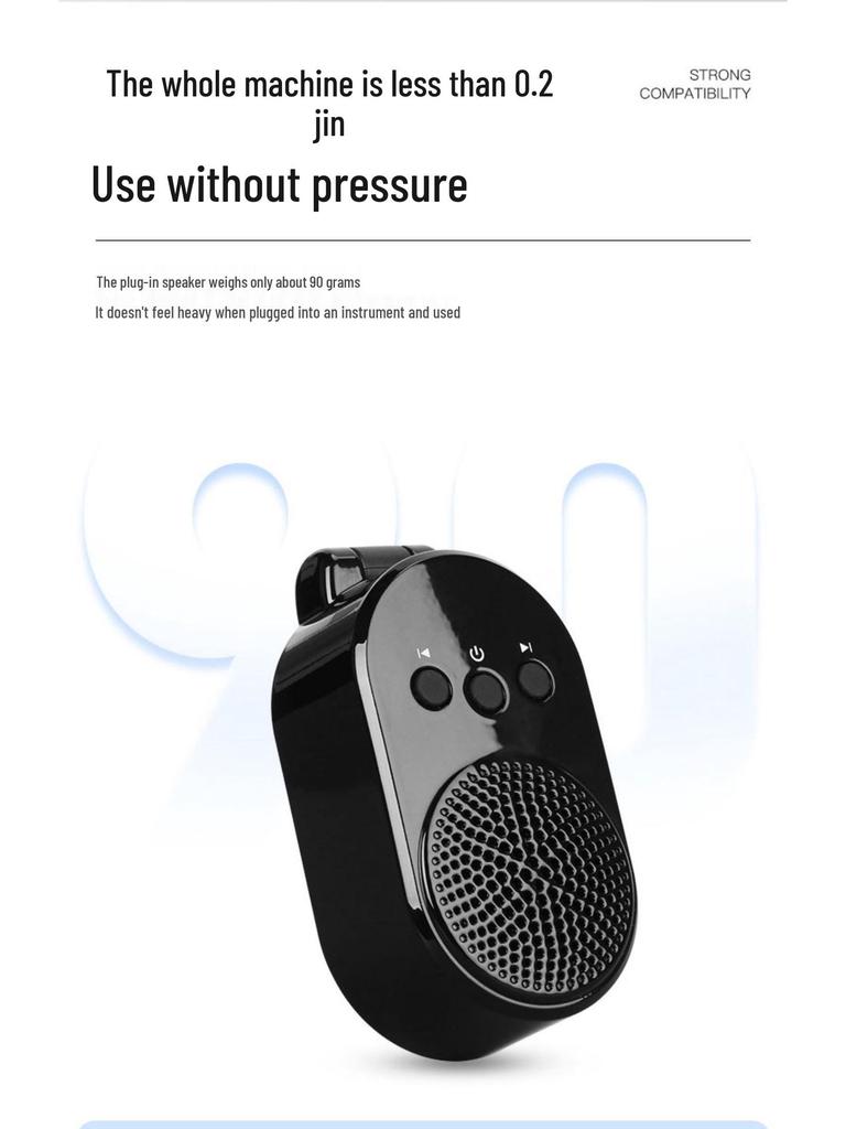 Bluetooth Mini Amplifier Speaker for Electric Wind Instruments with USB Flash Drive