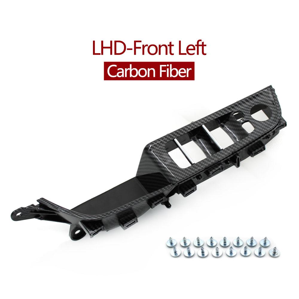 LHD Car Interior Front Left Right Door Pull Handle Window Lifter Switch Panel Cover Trim For BMW 6 Series GT G32 2017-