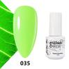 GELPOLISH Nail Art Set: Base, Top Coat, Transparent & White Gel Polishes